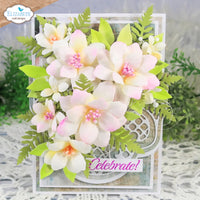 Elizabeth Craft Designs Rose Companion Flower Metal Die Set