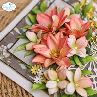 Elizabeth Craft Designs Rose Companion Flower Metal Die Set