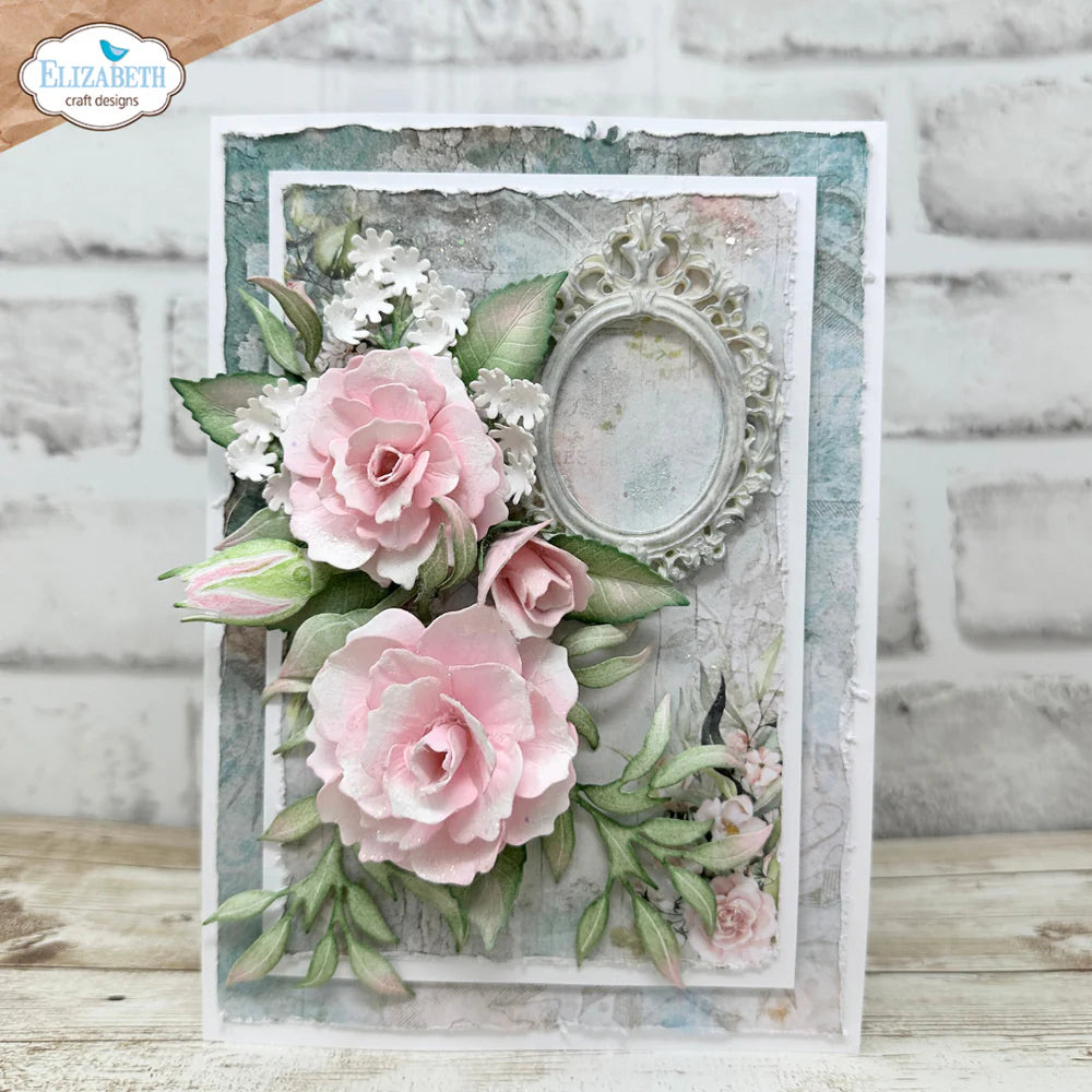 Elizabeth Craft Designs Rose Metal Die Set