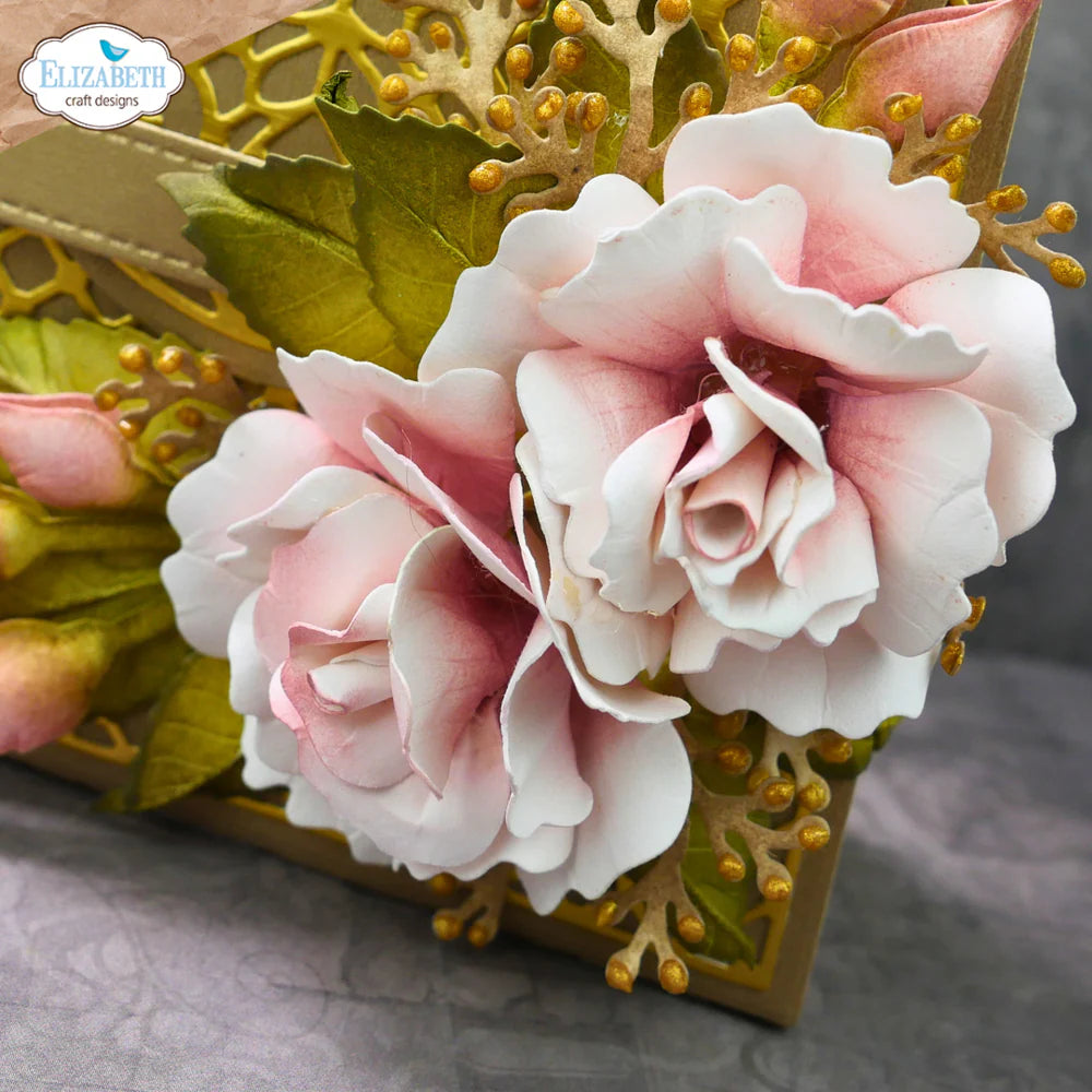 Elizabeth Craft Designs Rose Metal Die Set