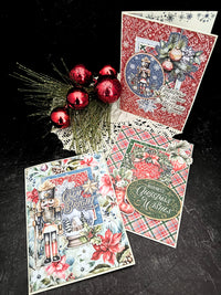 Graphic 45 Deck the Halls - Layered Dimensional Card Set 2025 Kit 8