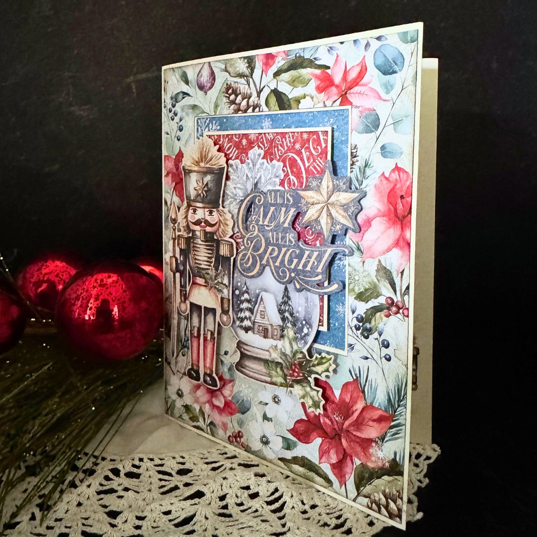 Graphic 45 Deck the Halls - Layered Dimensional Card Set 2025 Kit 8