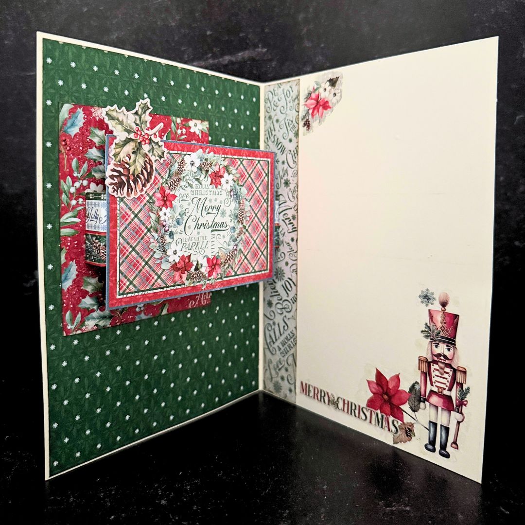 Graphic 45 Deck the Halls - Layered Dimensional Card Set 2025 Kit 8