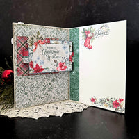 Graphic 45 Deck the Halls - Layered Dimensional Card Set 2025 Kit 8