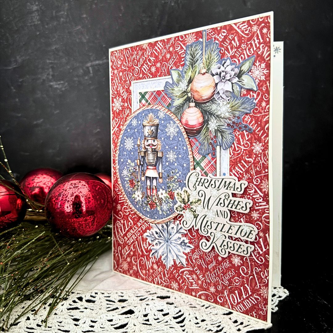Graphic 45 Deck the Halls - Layered Dimensional Card Set 2025 Kit 8