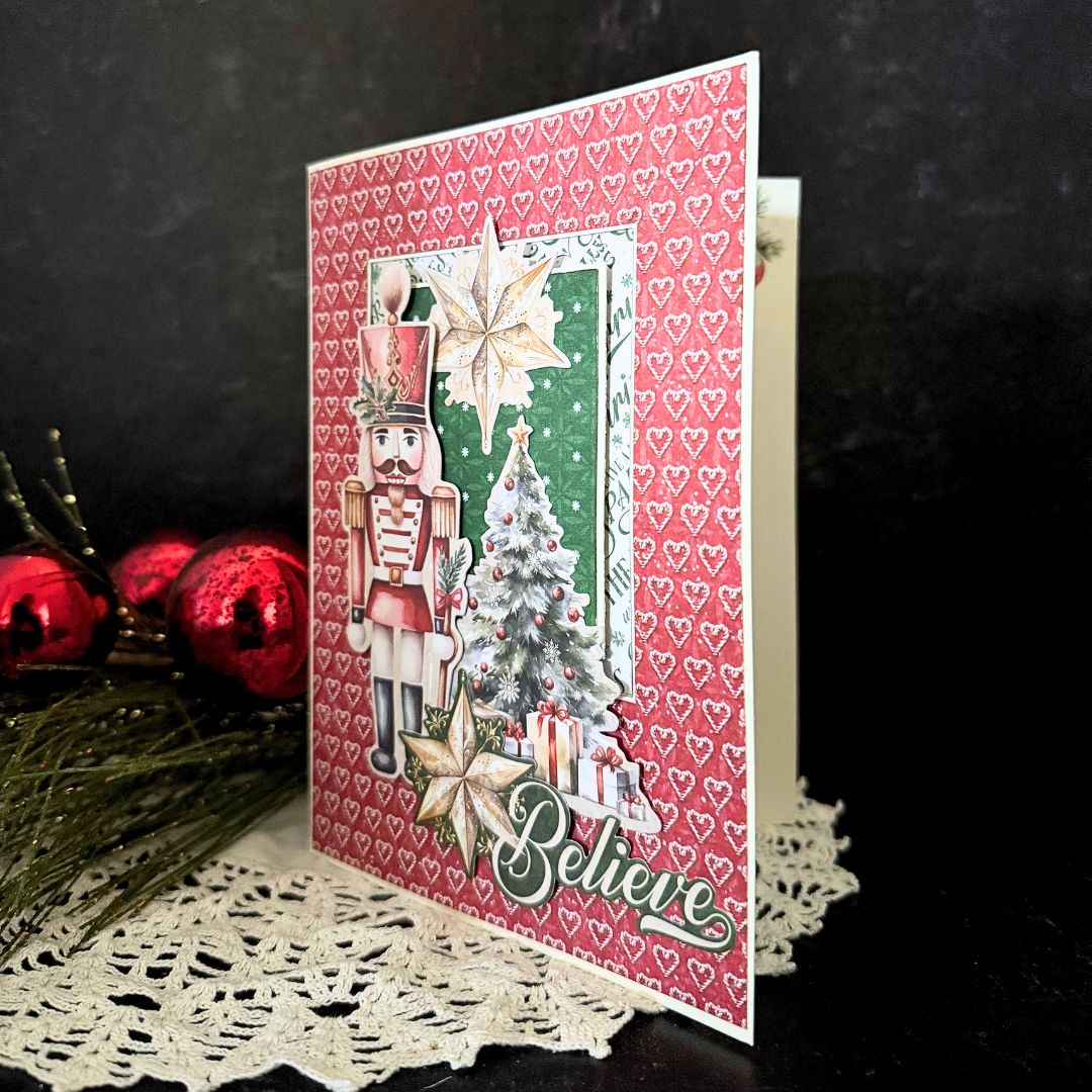 Graphic 45 Deck the Halls - Layered Dimensional Card Set 2025 Kit 8