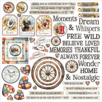 49 & Market Whispering Way Chipboard Assortment