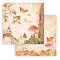 Stamperia Woodland 8” x 8” Paper Collection
