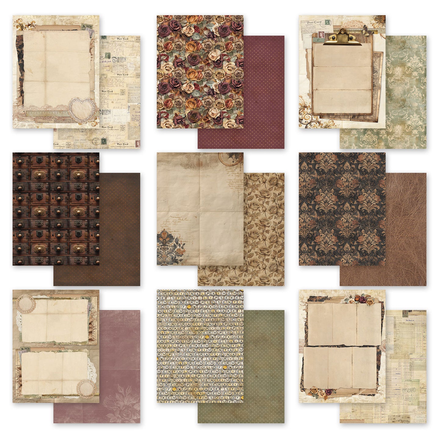 49 & Market Nostalgic Memories 6 x 8 Collection Pack