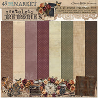 49 & Market Nostalgic Memories 12x12 Solids Collection Pack