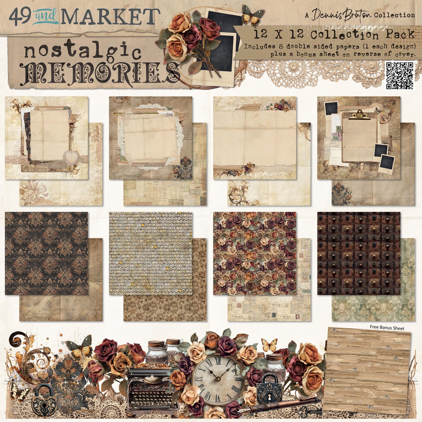 49 & Market Nostalgic Memories 12x12 Collection Pack