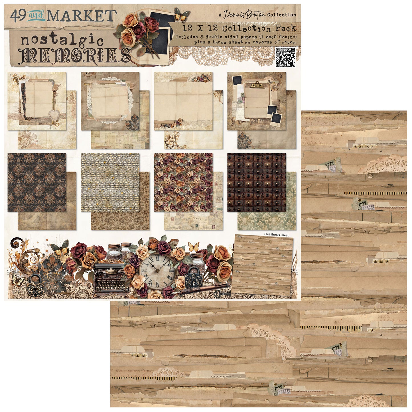 49 & Market Nostalgic Memories 12x12 Collection Pack