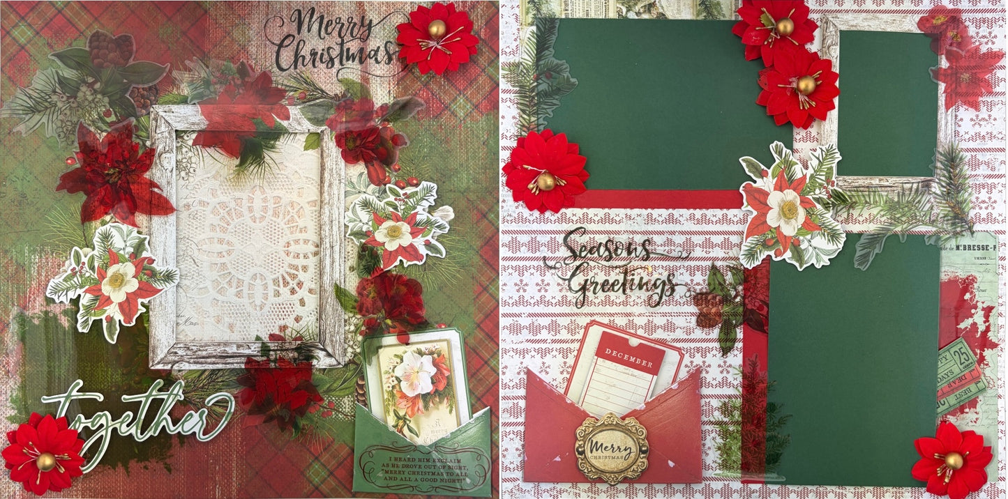 Poinsettia Dream 2-Page Layout (Virtual Class 128)