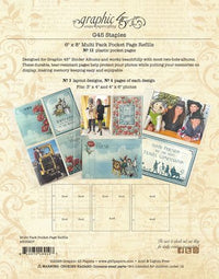 Graphic 45 6x8 Multi Pack Pocket Page Refills (12 pcs)