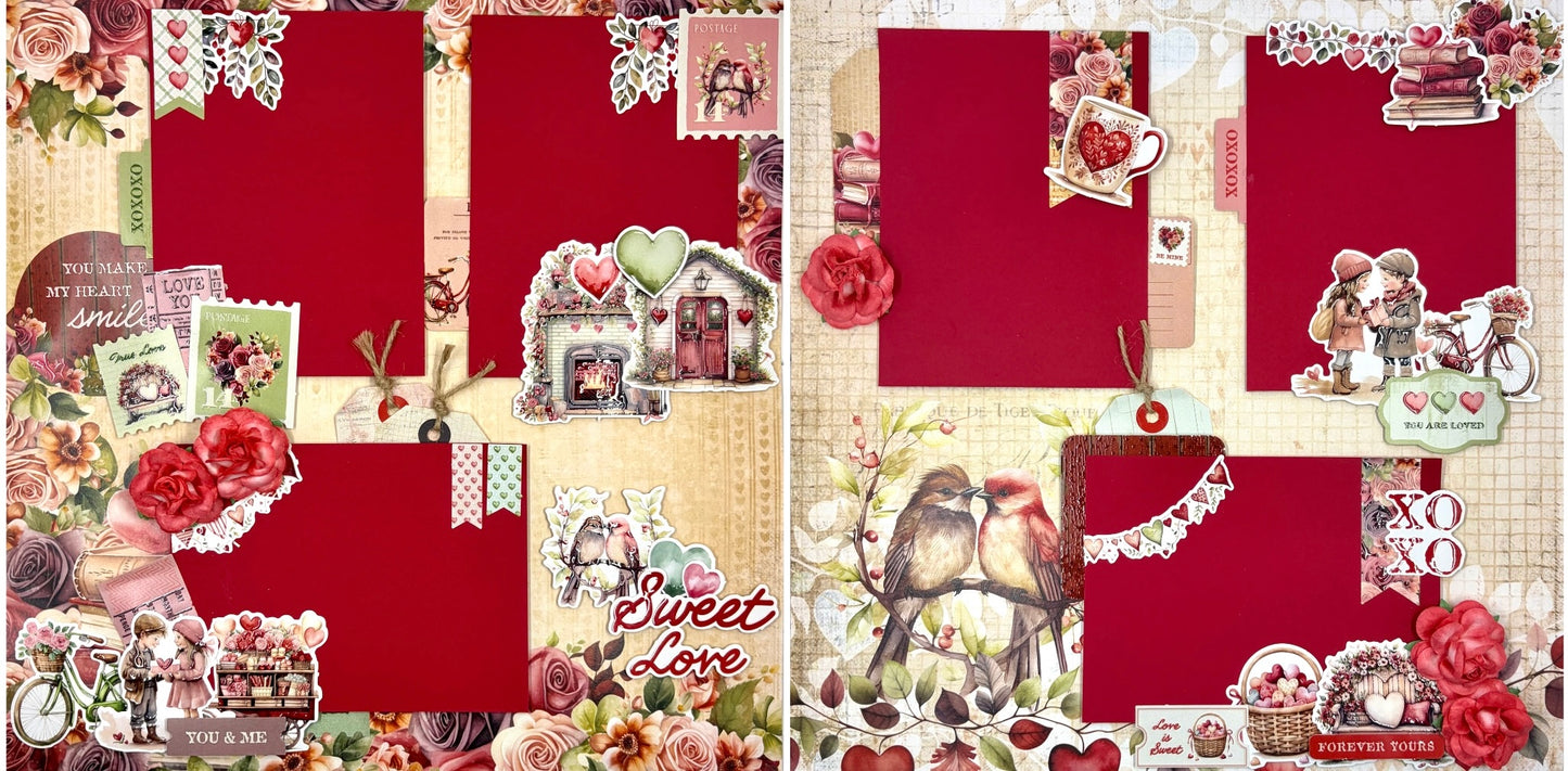 Sweet Love 2-Page Layout (Club Kit 131)