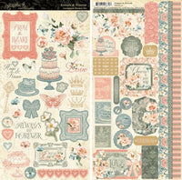 Graphic 45 Always & Forever Cardstock Sticker Set