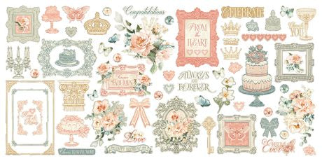 Graphic 45 Always & Forever Ephemera Assortment