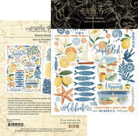 Graphic 45 Scenic Route Rub-On Transfer Set