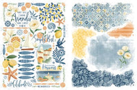 Graphic 45 Scenic Route Rub-On Transfer Set