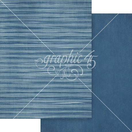 Graphic 45 Scenic Route 8.5” x 11” Patterns & Solids Pack