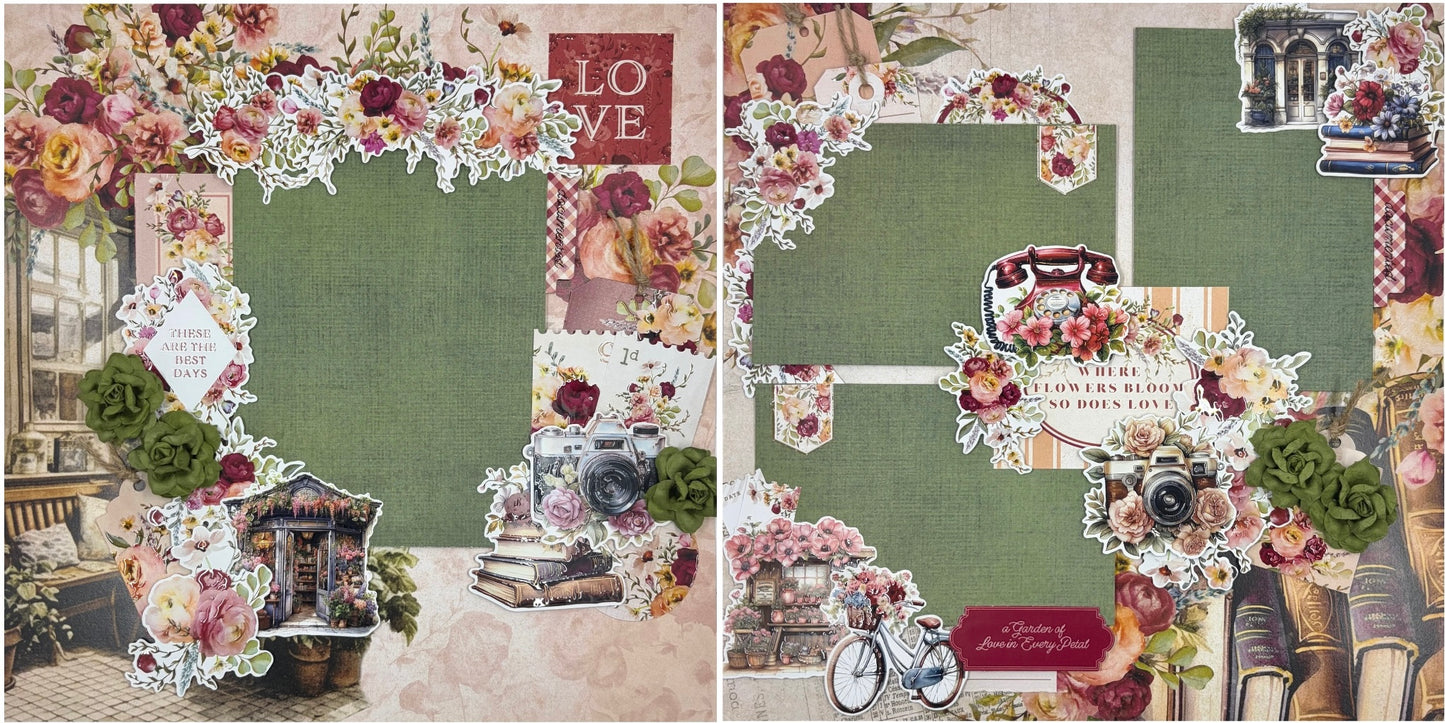 Garden of Love 2-Page Layout (Club Kit 132)