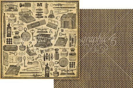 Graphic 45 Typography - Keepsake Kit (with Exclusive Metal Die Set)