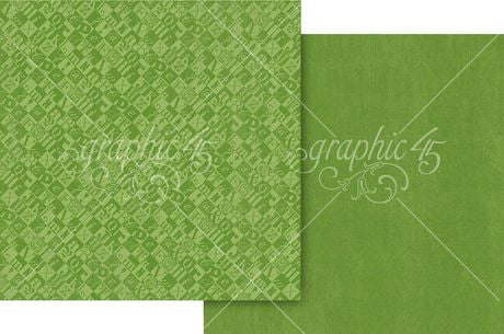 Graphic 45 Typography - Keepsake Kit (with Exclusive Metal Die Set)