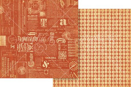 Graphic 45 Typography - Keepsake Kit (with Exclusive Metal Die Set)