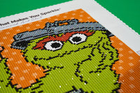 Diamond Art Club Sesame Street Oscar The Grouch Portrait