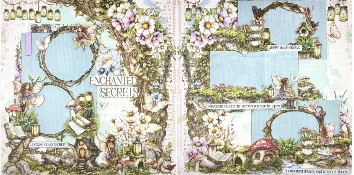 Enchanted Secrets 2-Page Layout (Club Kit 135)