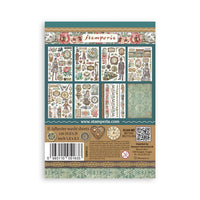 Stamperia Gardens of Time Washi Pad (8 Sheets)