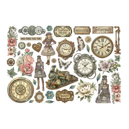 Stamperia Gardens of Time Adhesive Ephemera