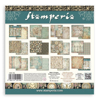 Stamperia Gardens of Time Backgrounds 12” x 12” Paper Pad