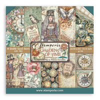 Stamperia Gardens of Time 12” x 12” Paper Pad