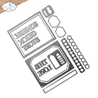 Elizabeth Craft Designs Pocket Page Inserts 3 Metal Die Set