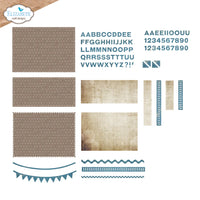 Elizabeth Craft Designs Pocket Page Inserts 4 Metal Die Set