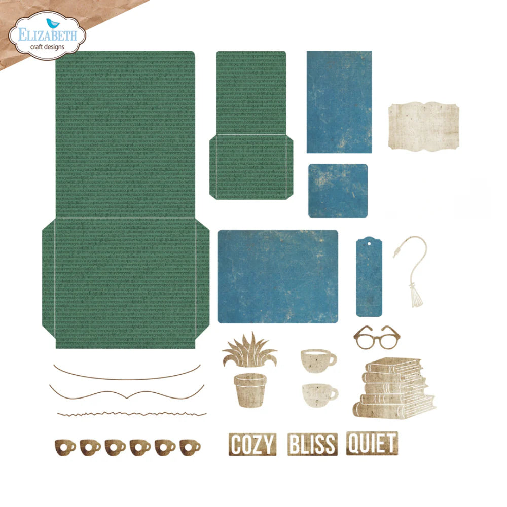 Elizabeth Craft Designs Library Pockets & Accessories Metal Die Set