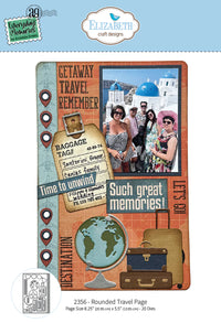 Elizabeth Craft Designs Rounded Travel Page Metal Die Set
