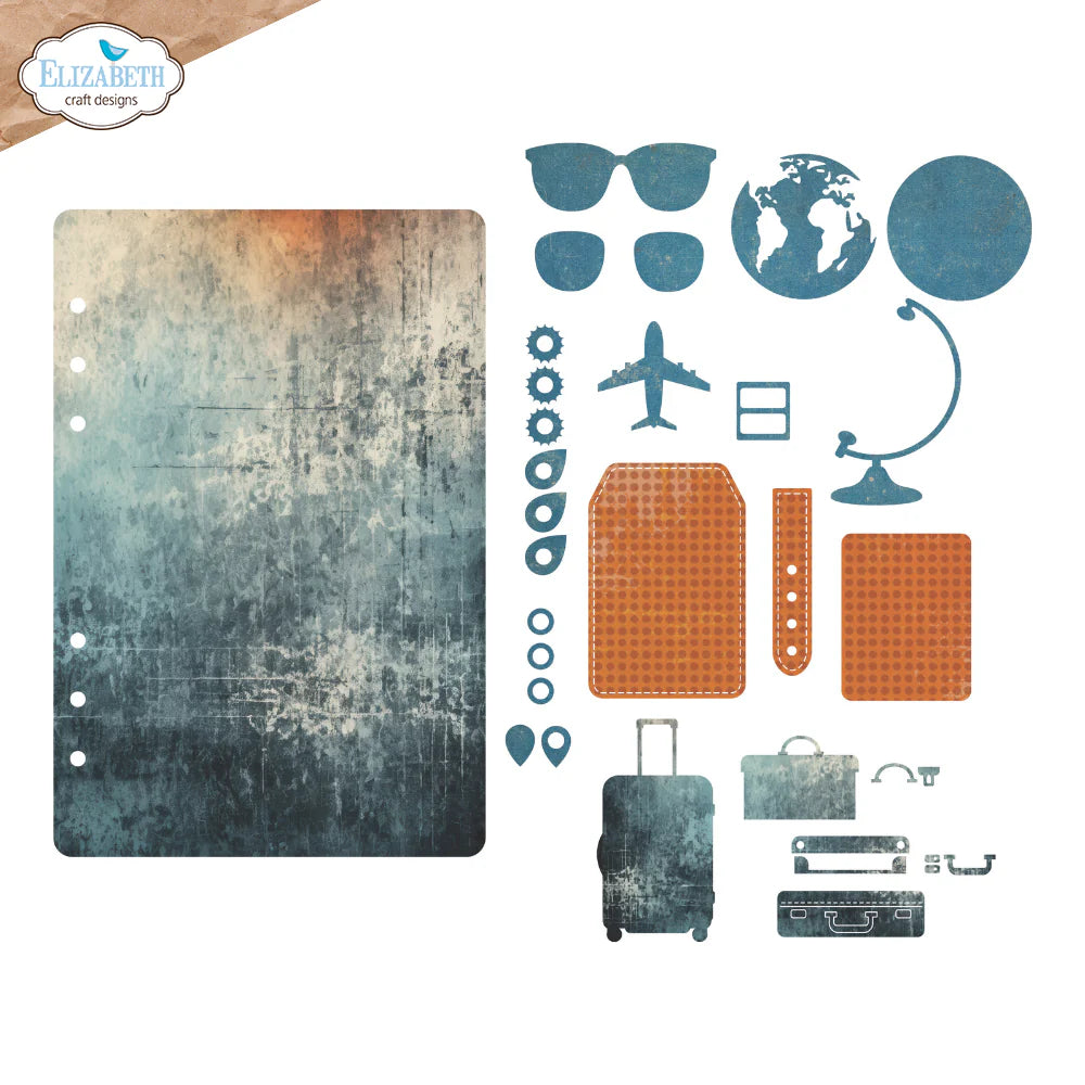 Elizabeth Craft Designs Rounded Travel Page Metal Die Set