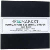 49 & Market Foundations Essential Binder - Basic Black (w/pages)