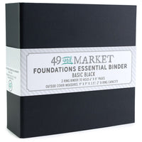 49 & Market Foundations Essential Binder - Basic Black (w/pages)
