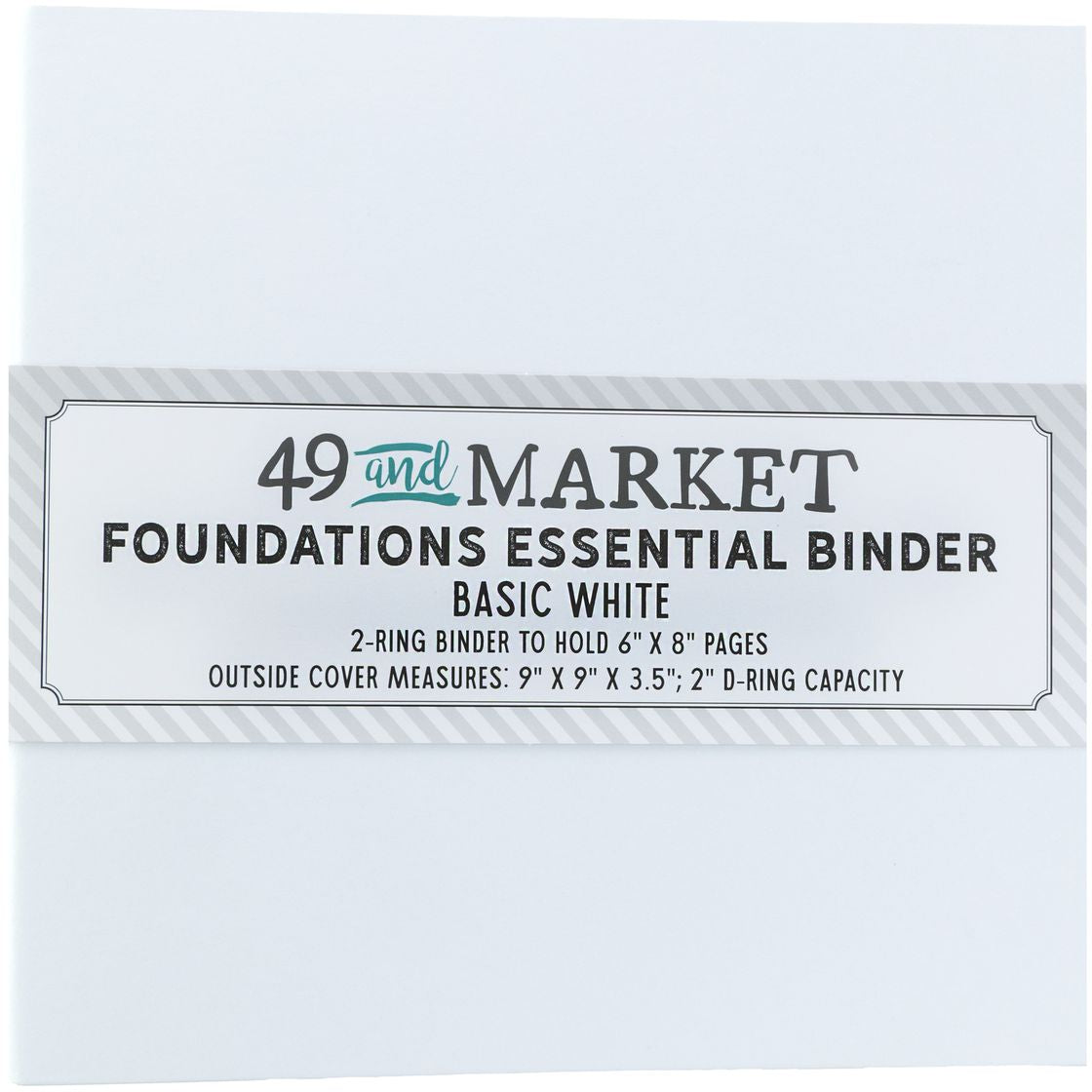 49 & Market Foundations Essential Binder - Basic White (w/pages)