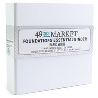 49 & Market Foundations Essential Binder - Basic White (w/pages)