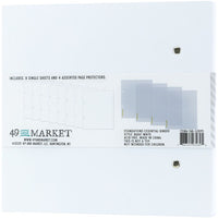 49 & Market Foundations Essential Binder - Basic White (w/pages)