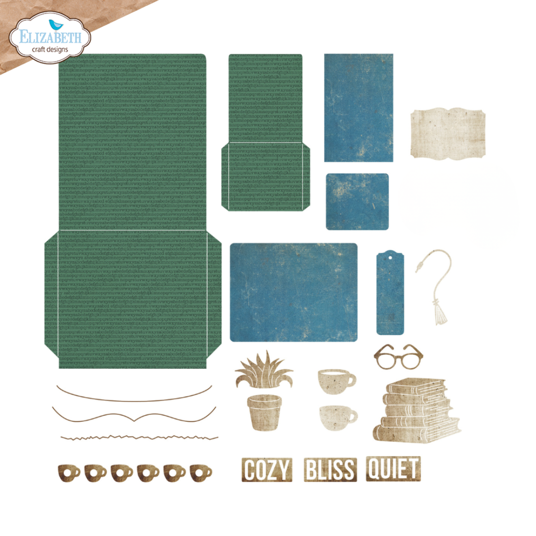 Elizabeth Craft Designs Library Pockets & Accessories Metal Die Set