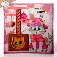Elizabeth Craft Designs Cat Scratching Post Metal Die Set