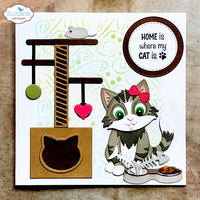 Elizabeth Craft Designs Cat Scratching Post Metal Die Set
