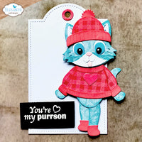 Elizabeth Craft Designs Cat Clothing Accessories Metal Die Set
