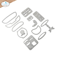 Elizabeth Craft Designs Cat Accessories Metal Die Set
