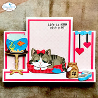 Elizabeth Craft Designs Cat Accessories Metal Die Set
